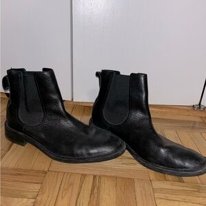 Cole Hann Black Leather Chelsea Boots Mens Size 13